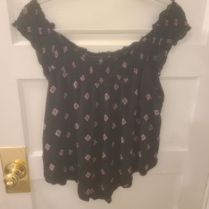 Express off the shoulder shirt